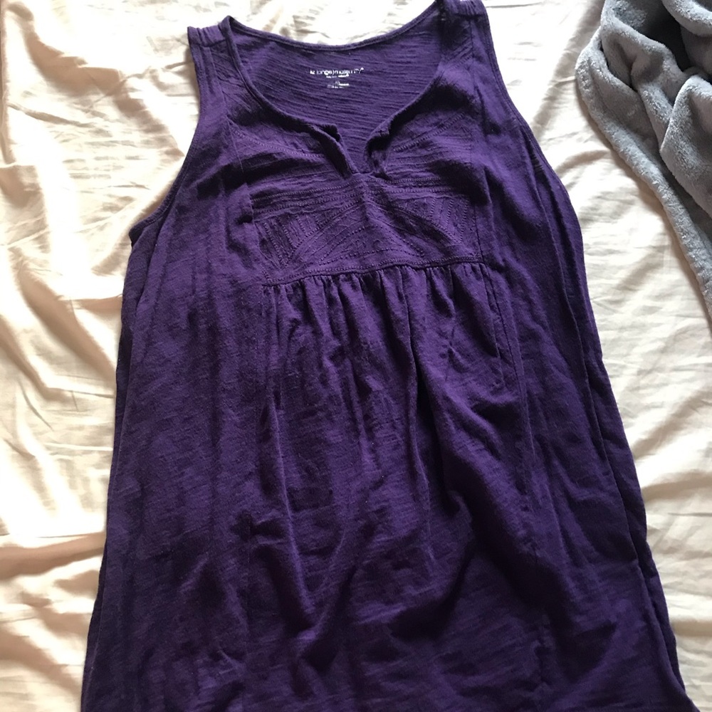 Liz Lange Purple Maternity Tank Top